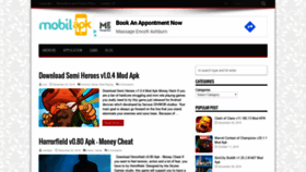 What Mobilapk.com website looked like in 2018 (5 years ago)