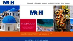What Mrandh.com website looked like in 2018 (5 years ago)