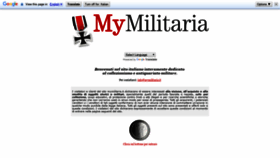 What Mymilitaria.it website looked like in 2018 (5 years ago)