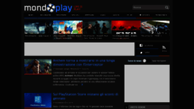 What Mondoplay.it website looked like in 2018 (5 years ago)