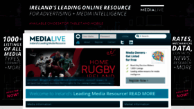 What Medialive2.com website looked like in 2018 (5 years ago)