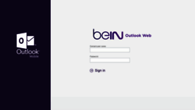 What Mail.beinsports.net website looked like in 2018 (5 years ago)