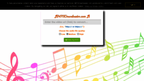 What Mp3downloader.com website looked like in 2018 (5 years ago)