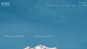 What Mmcventures.com website looked like in 2018 (5 years ago)
