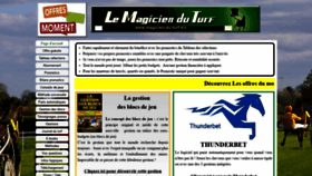 What Magicien-du-turf.biz website looked like in 2018 (5 years ago)