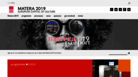 What Matera-basilicata2019.it website looked like in 2018 (5 years ago)