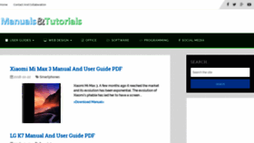 What Manualsandtutorials.com website looked like in 2018 (5 years ago)