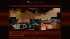What Melrosecarpet.com website looked like in 2018 (5 years ago)