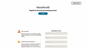 What Massroot8.com website looked like in 2018 (5 years ago)