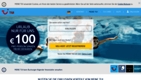 What Meine-tui.de website looked like in 2018 (5 years ago)
