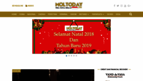 What Moltoday.com website looked like in 2018 (5 years ago)