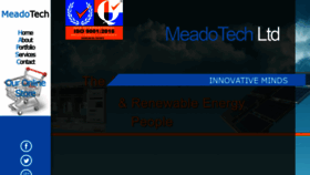 What Meadotech.co.uk website looked like in 2018 (5 years ago)