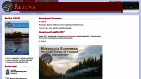 What Museojunat.fi website looked like in 2018 (5 years ago)