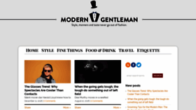 What Moderngentlemanmagazine.com website looked like in 2018 (5 years ago)