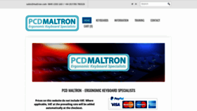 What Maltron.com website looked like in 2018 (5 years ago)