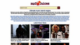 What Mp3-juices.ws website looked like in 2018 (5 years ago)