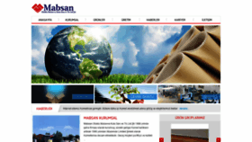 What Mabsan.com website looked like in 2018 (5 years ago)