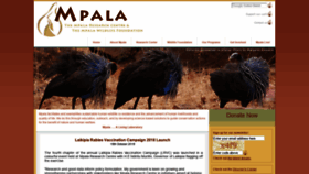 What Mpala.org website looked like in 2018 (5 years ago)