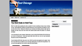 What Mydailyfindchicago.com website looked like in 2018 (5 years ago)