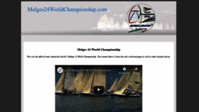 What Melges24worldchampionship.com website looked like in 2018 (5 years ago)