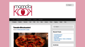 What Marindakook.co.za website looked like in 2018 (7 years ago)