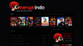 What Mangaindo.web.id website looked like in 2018 (5 years ago)
