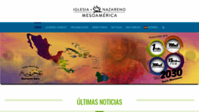 What Mesoamericaregion.org website looked like in 2018 (5 years ago)