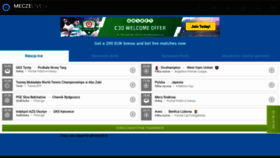 What Meczelive.tv website looked like in 2018 (6 years ago)