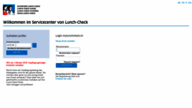 What Mylunchcheck.ch website looked like in 2018 (5 years ago)
