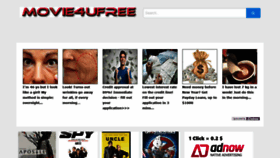 What Movie4ufree.store website looked like in 2018 (5 years ago)