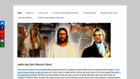 What Mormonwomenstand.com website looked like in 2018 (5 years ago)