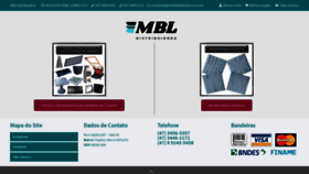 What Mbldistribuidora.com.br website looked like in 2018 (5 years ago)