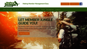 What Memberjungle.com.au website looked like in 2018 (5 years ago)