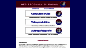 What Martinetz.com website looked like in 2018 (5 years ago)
