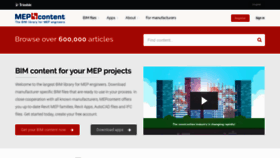 What Mepcontent.eu website looked like in 2018 (5 years ago)