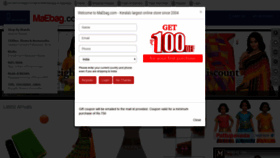 What Maebag.com website looked like in 2018 (6 years ago)