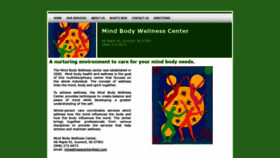 What Mindbodywellnesscenter.org website looked like in 2018 (5 years ago)