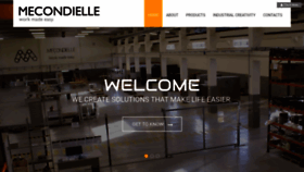 What Mecondielle.com website looked like in 2018 (5 years ago)