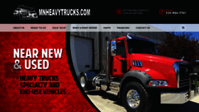 What Mnheavytrucks.com website looked like in 2018 (5 years ago)