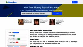 What Moneyfree.co website looked like in 2018 (5 years ago)