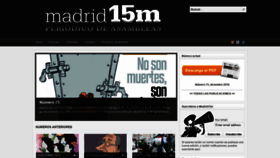 What Madrid15m.org website looked like in 2018 (5 years ago)