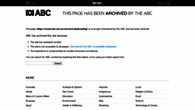 What Mpegmedia.abc.net.au website looked like in 2018 (5 years ago)