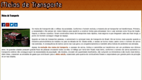 What Meios-de-transporte.info website looked like in 2018 (5 years ago)