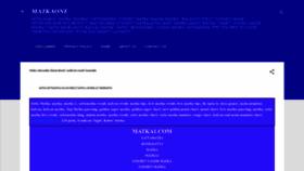 What Matka1.com website looked like in 2019 (5 years ago)