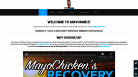 What Mayomodz.com website looked like in 2019 (5 years ago)