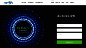 What Myledy.com website looked like in 2019 (7 years ago)