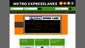 What Metroexpresslanes.net website looked like in 2019 (5 years ago)