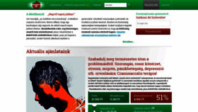 What Medibon.hu website looked like in 2019 (5 years ago)