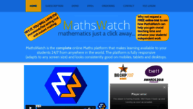 What Mathswatch.co.uk website looked like in 2019 (5 years ago)