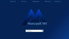 What Municipalcms.com website looked like in 2019 (5 years ago)